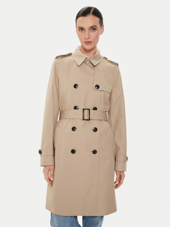 Tommy Hilfiger dámský béžový kabát