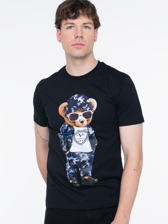 19v69 pánské černé tričko