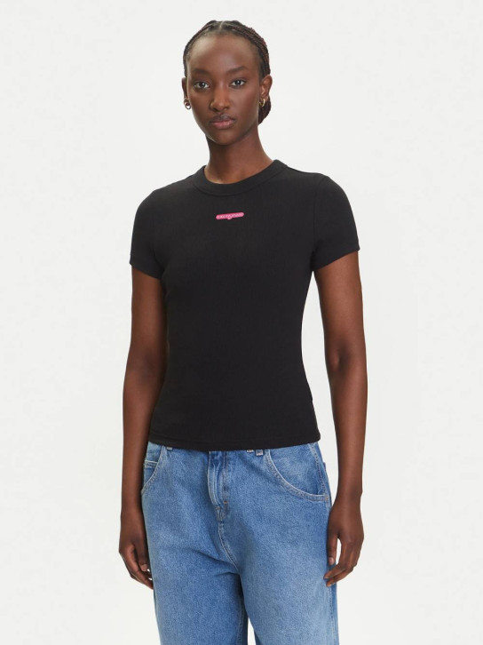 Tommy Jeans dámské černé tričko