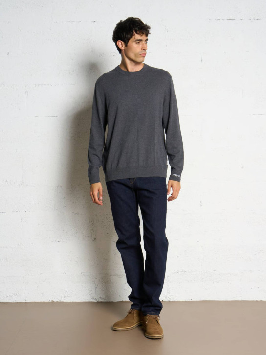 Pepe Jeans pánský šedý svetr.