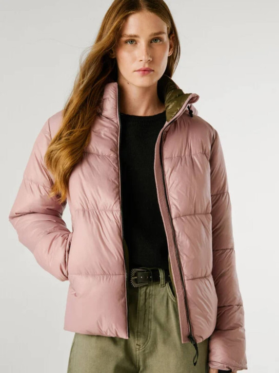 Pepe jeans dámská růžová bunda