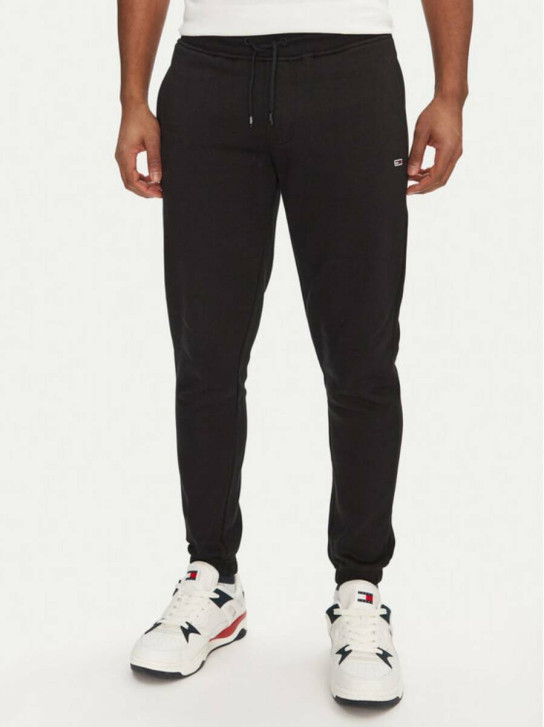 Tommy Jeans pánské černé tepláky