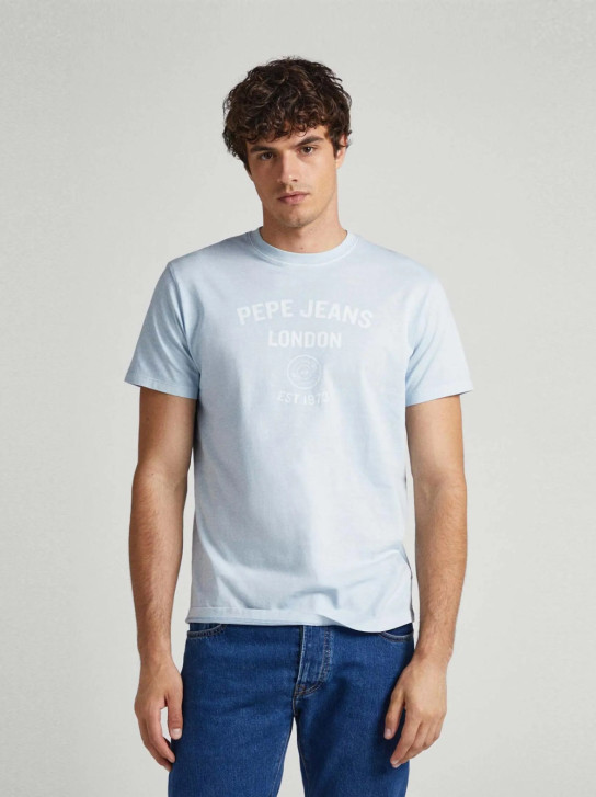 Pepe Jeans pánské světle modré tričko