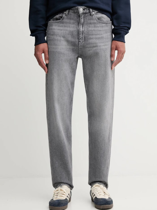 Tommy Jeans pánské šedé džíny