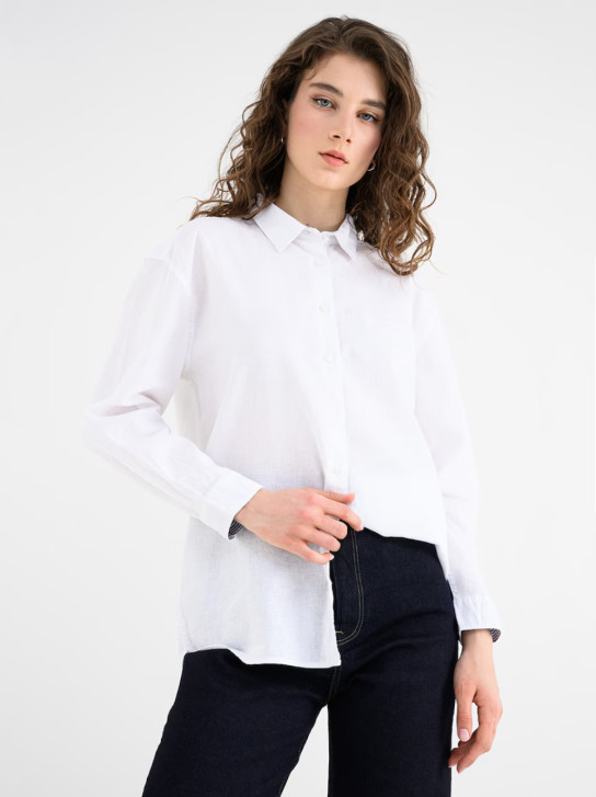 Pepe Jeans dámská bílá košile
