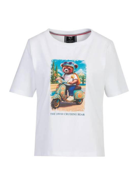 19v69 dámské bílé tričko