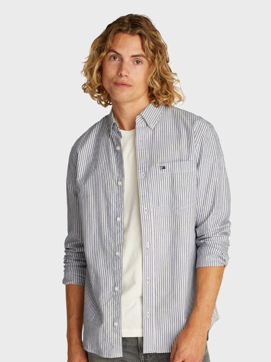 Tommy Jeans pánská pruhovaná košile