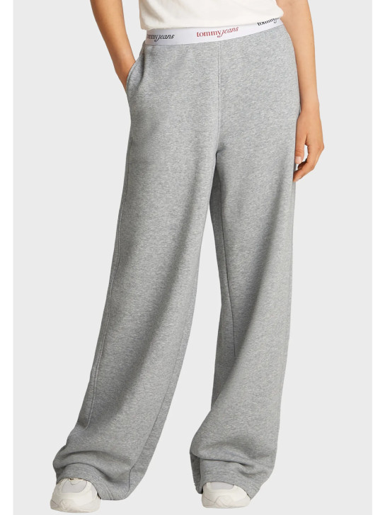 Tommy Jeans dámské šedé teplákové kalhoty