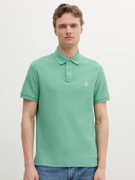 Tommy Hilfiger pánské světle zelené  polo tričko