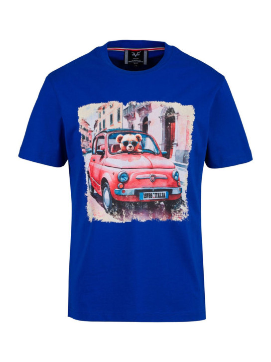 19v69 pánské modré tričko