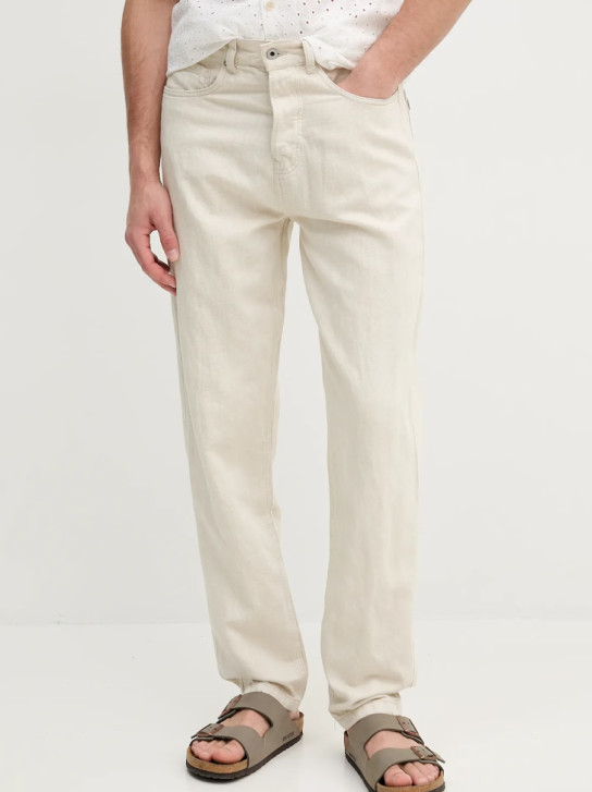 Pepe Jeans pánské krémové džíny