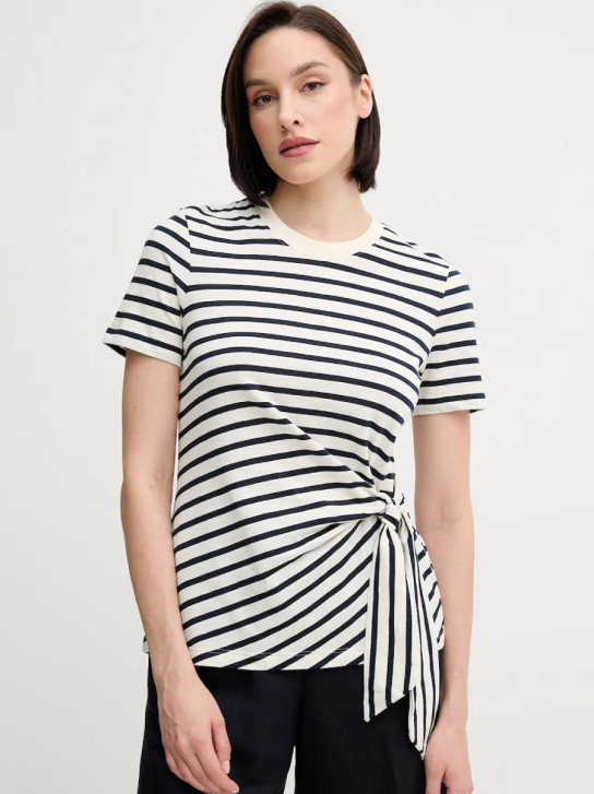 Tommy Hilfiger dámské bílo modré pruhované triko