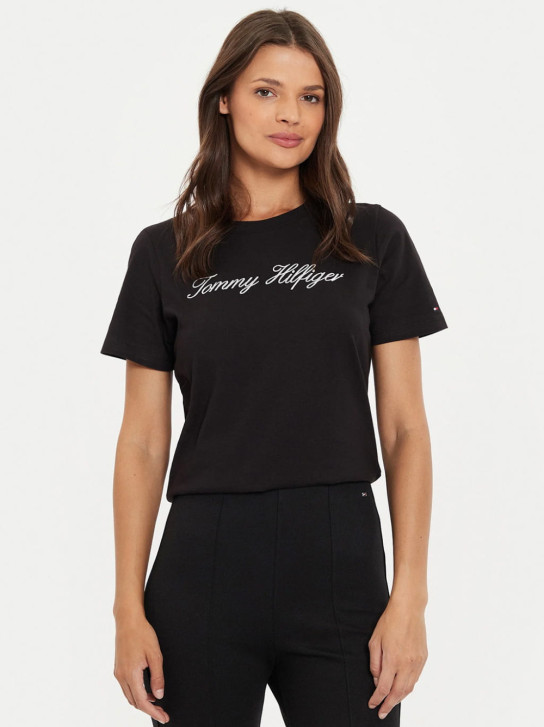 Tommy Hilfiger dámské černé tričko