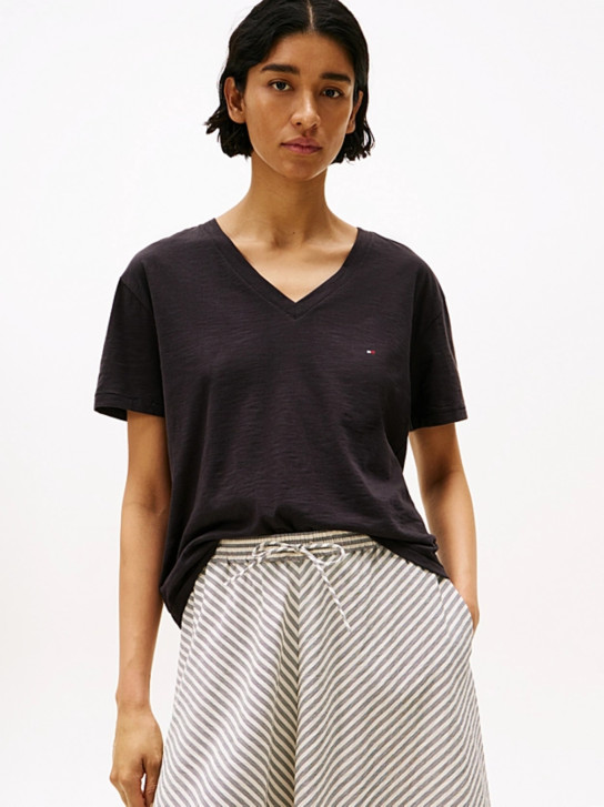 Tommy Hilfiger dásmké basic  triko