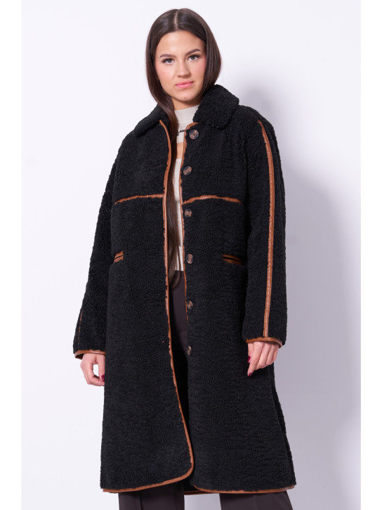 Pepe Jeans dámský černý kabát