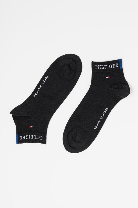 Tommy Hilfiger pánské černé ponožky 2 pack