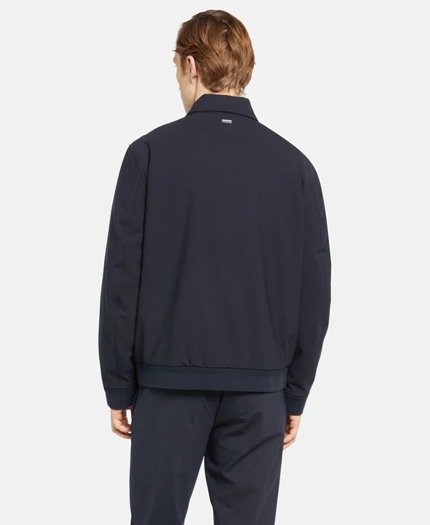 detail Tommy Hilfiger pánský modrý bomber
