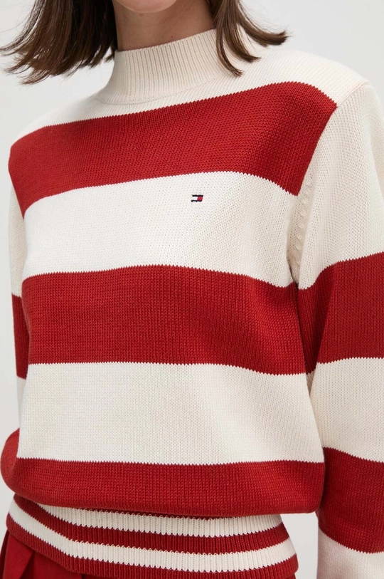 detail Tommy Hilfiger dámský pruhovaný svetr