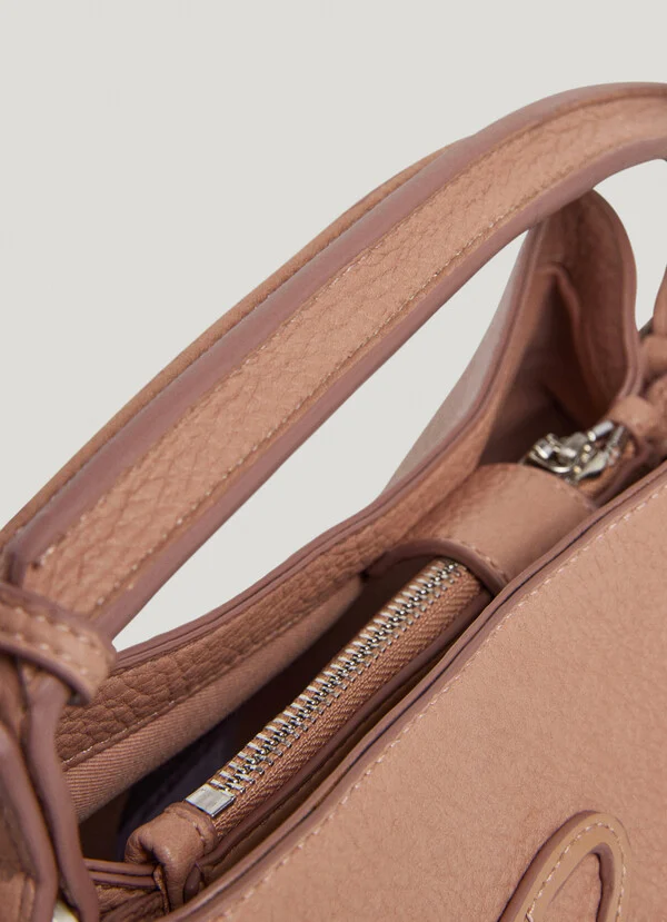 detail Pepe Jeans dámská světle hnědá kabelka