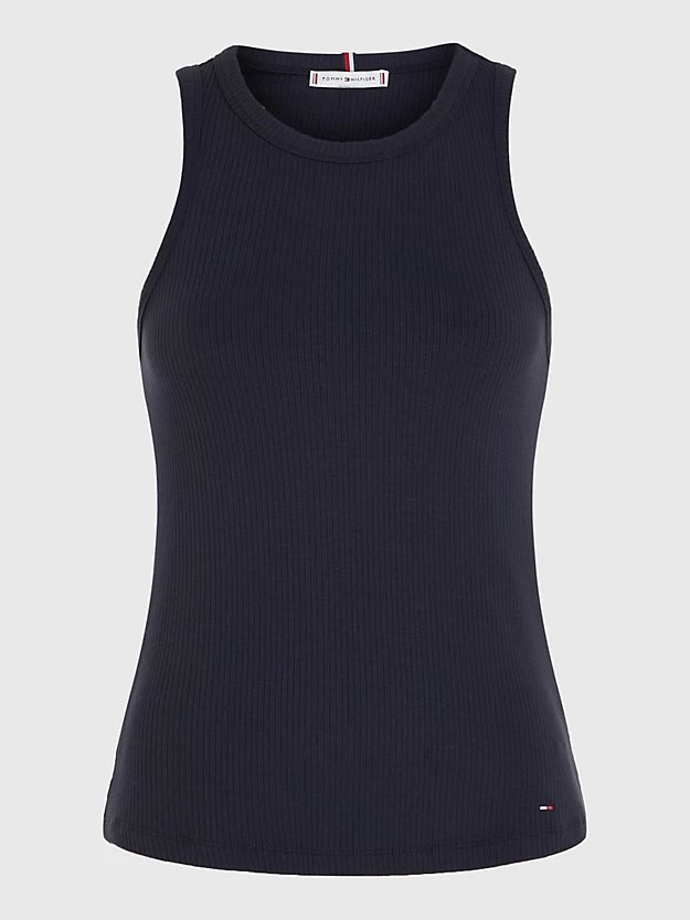 detail Tommy Hilfiger dámské tmavě modré tílko