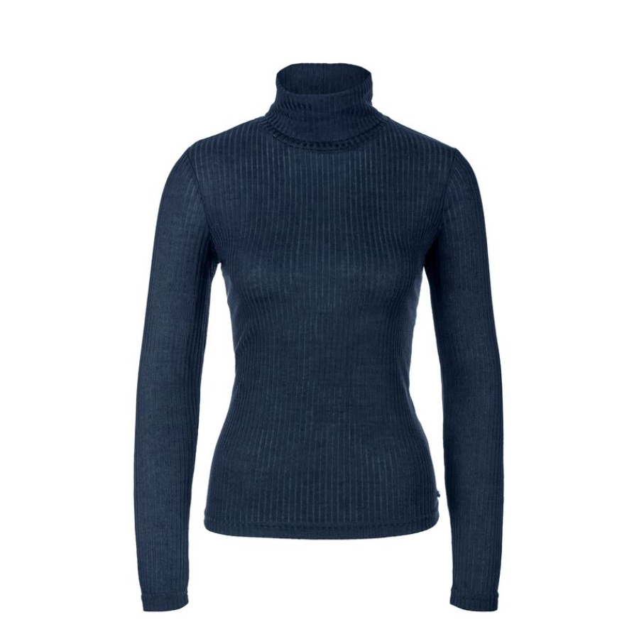 detail Pepe Jeans dámský tmavě modrý rolák Miren