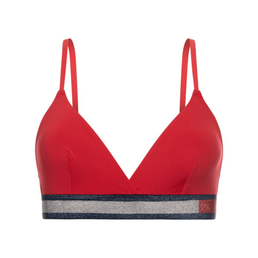detail Tommy Hilfiger dámská červená podprsenka